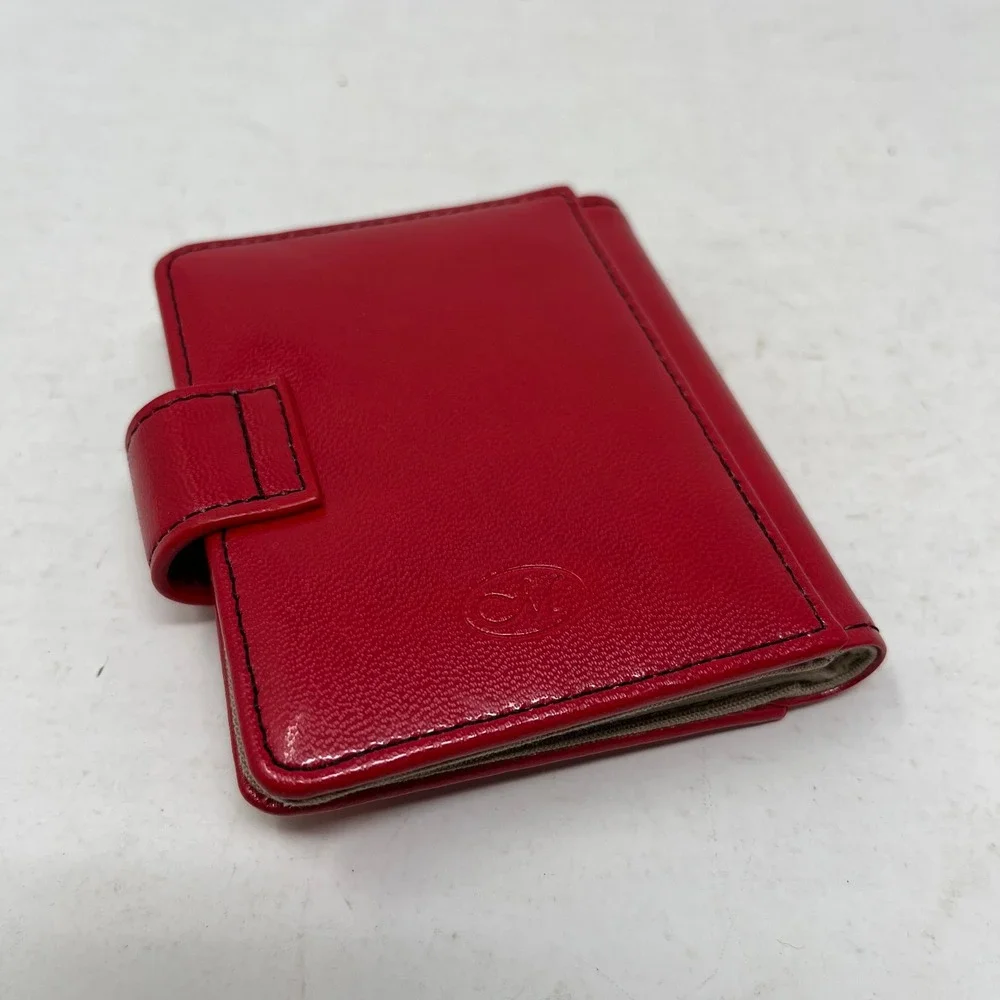 Creative Memories Disney Mickey Mouse Red Photo Album Snap Closure Wallet Brag